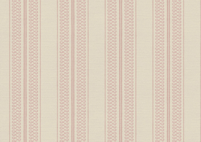 Trellis Prints, Noble Stripe Rosies Pink - Twist&Fit Roman Blind - Image 7